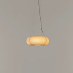 Citheis Modern Minimalist Natural Mulberry Silk Metal Pendant Lamp - Lamp Outdoor