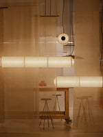 Citheis Modern Minimalist Natural Mulberry Silk Metal Pendant Lamp - Lamp Outdoor
