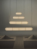 Citheis Modern Minimalist Natural Mulberry Silk Metal Pendant Lamp - Lamp Outdoor