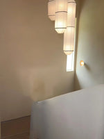 Citheis Modern Minimalist Natural Mulberry Silk Metal Pendant Lamp - Lamp Outdoor