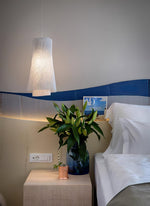 Stainless Steel Pleated Pendant Lamp - Lamp Outdoor