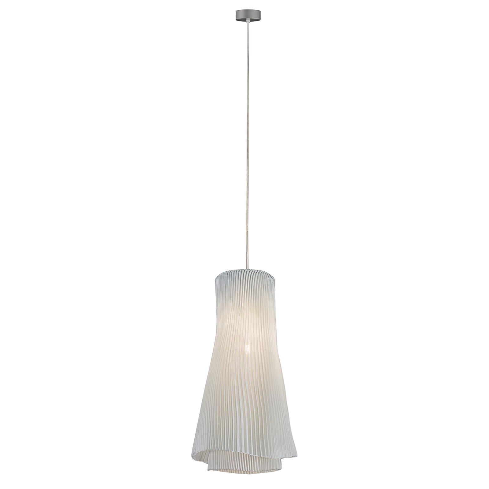 Stainless Steel Pleated Pendant Lamp - Lamp Outdoor