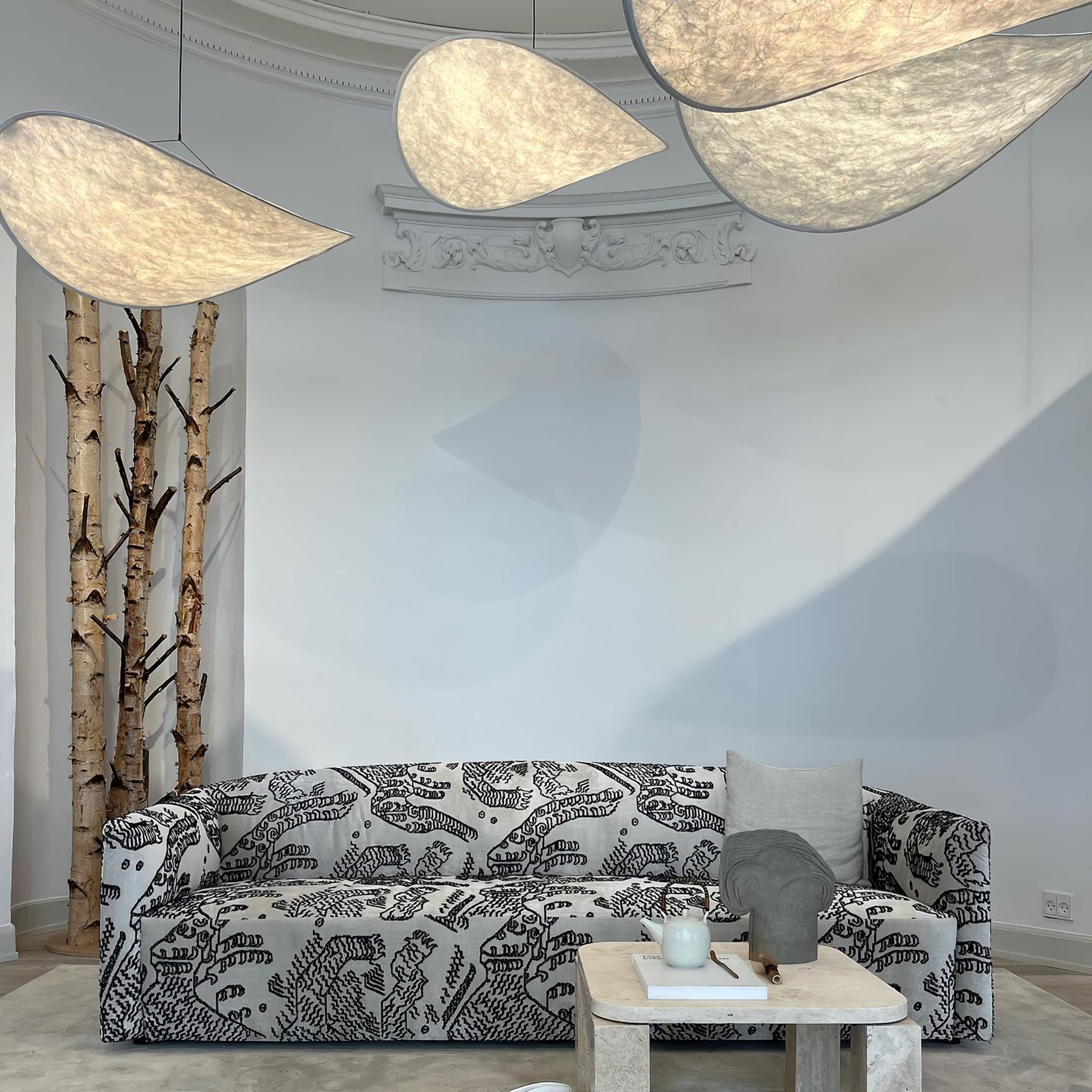Tense Tyvek Pendant Lamp - Lamp Outdoor