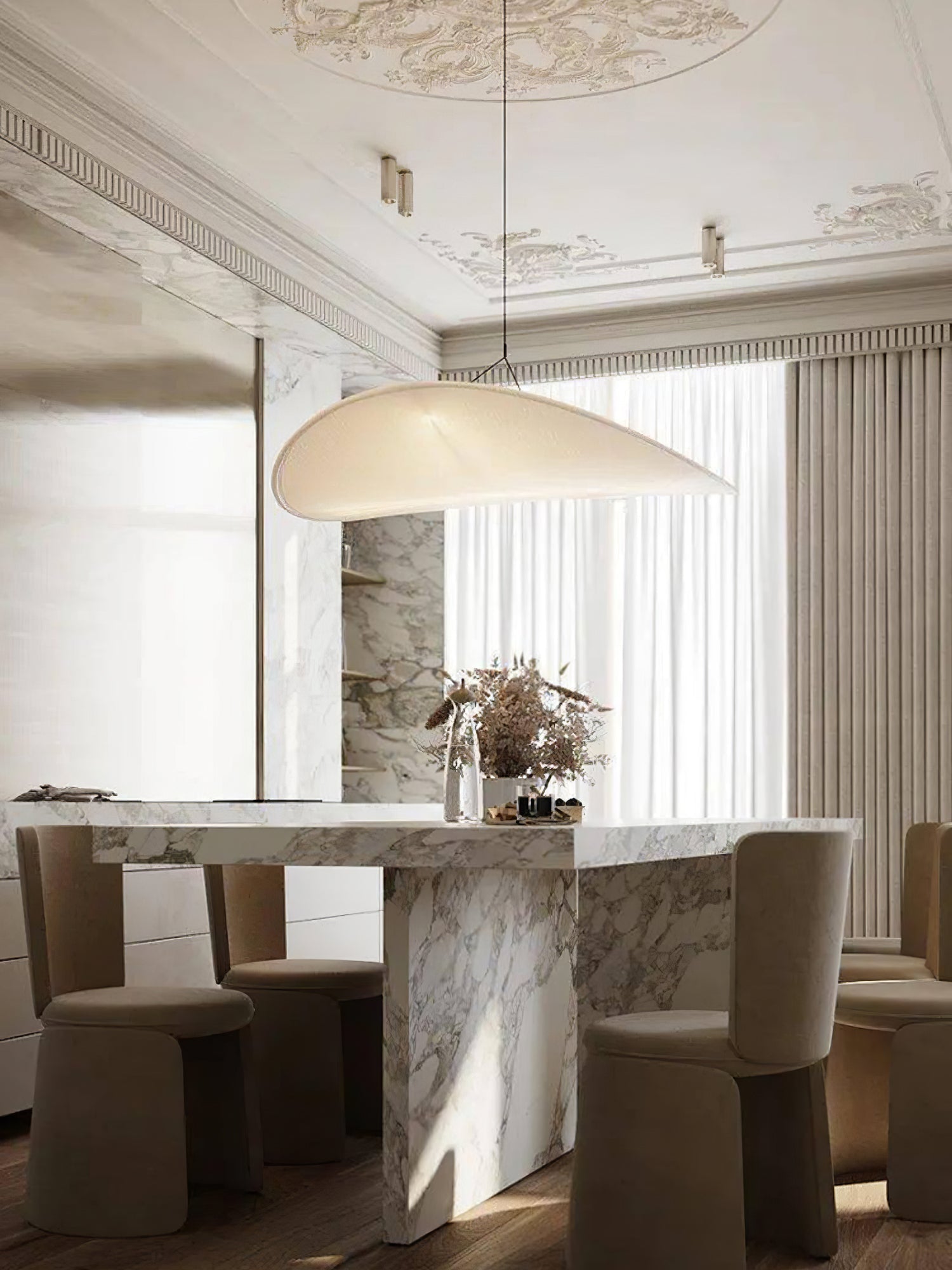 Tense Tyvek Pendant Lamp - Lamp Outdoor