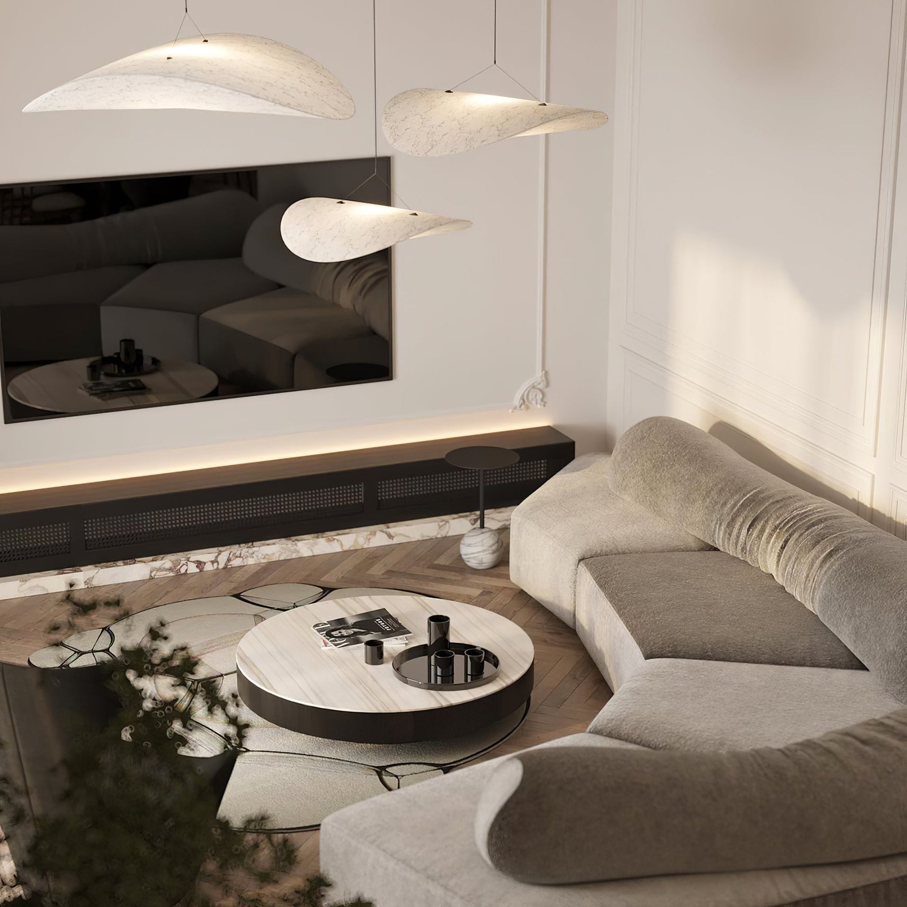 Tense Tyvek Pendant Lamp - Lamp Outdoor