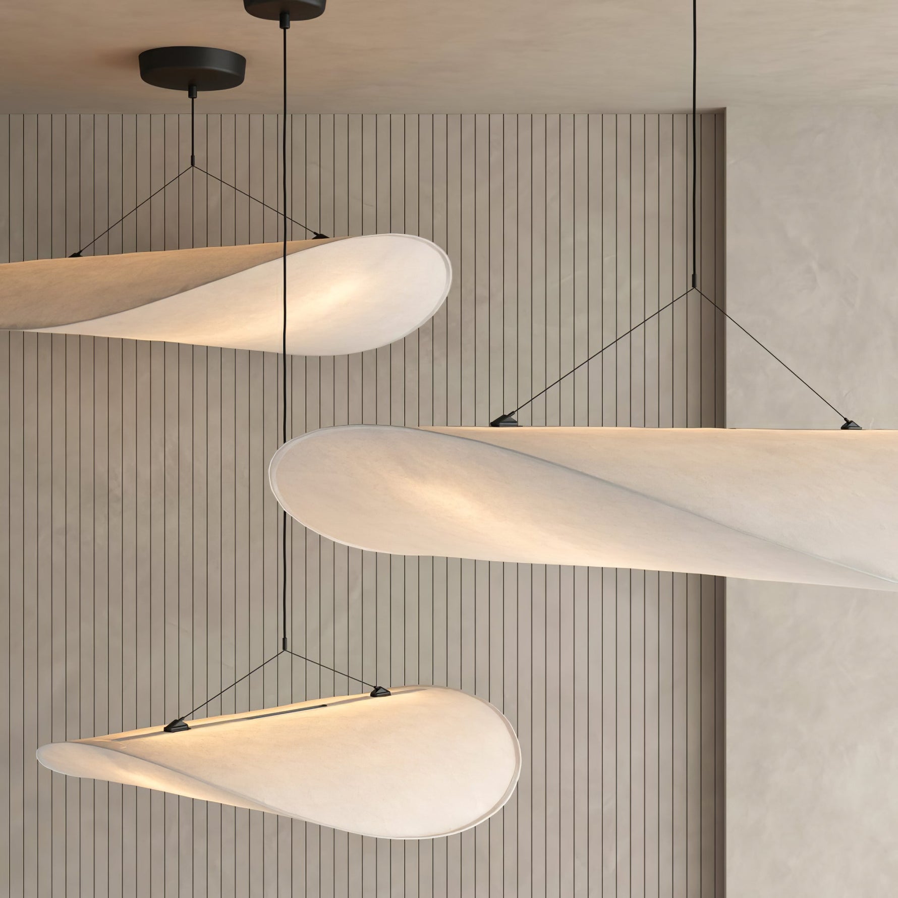 Tense Tyvek Pendant Lamp - Lamp Outdoor