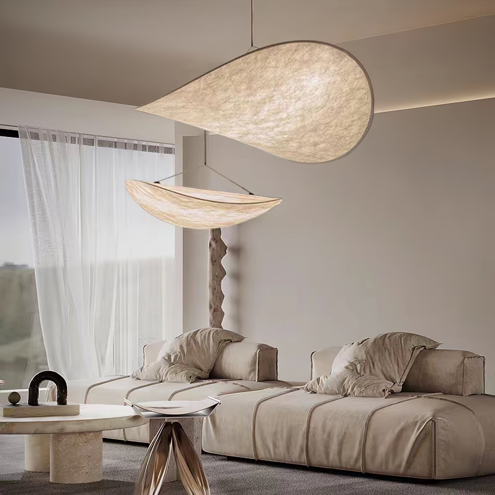 Tense Tyvek Pendant Lamp - Lamp Outdoor