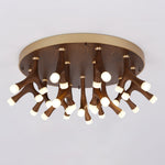 Vilorion Nature-Inspired Wood Ceiling Light - Lamp Outdoor