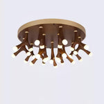 Vilorion Nature-Inspired Wood Ceiling Light - Lamp Outdoor