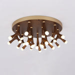 Vilorion Nature-Inspired Wood Ceiling Light - Lamp Outdoor