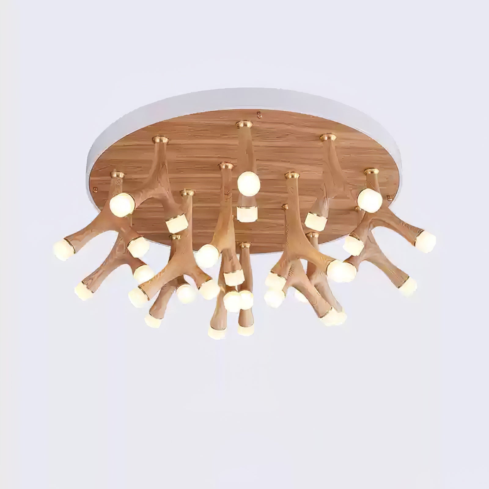 Vilorion Nature-Inspired Wood Ceiling Light - Lamp Outdoor