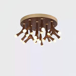 Vilorion Nature-Inspired Wood Ceiling Light - Lamp Outdoor