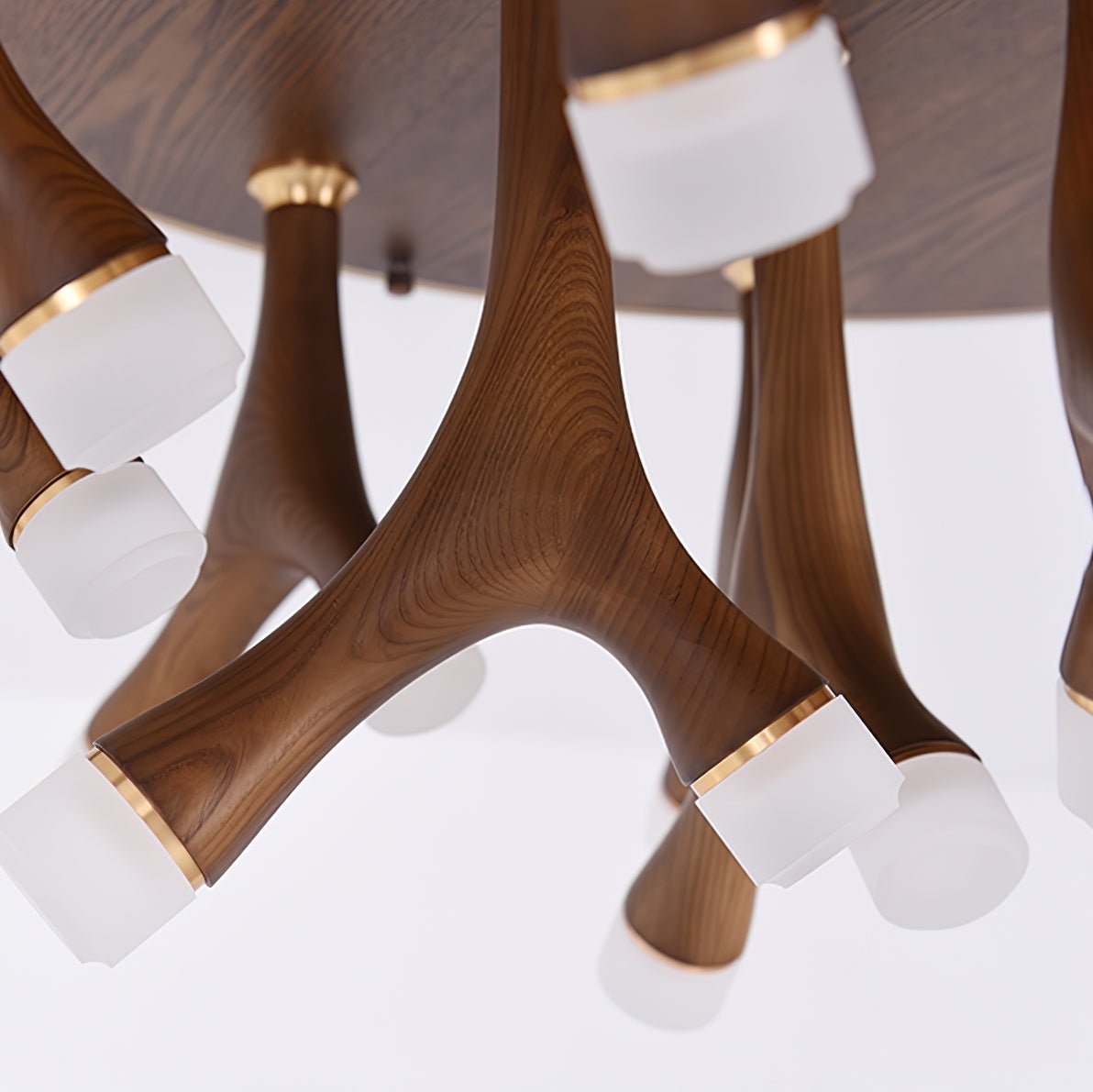Vilorion Nature-Inspired Wood Ceiling Light - Lamp Outdoor
