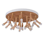 Vilorion Nature-Inspired Wood Ceiling Light - Lamp Outdoor
