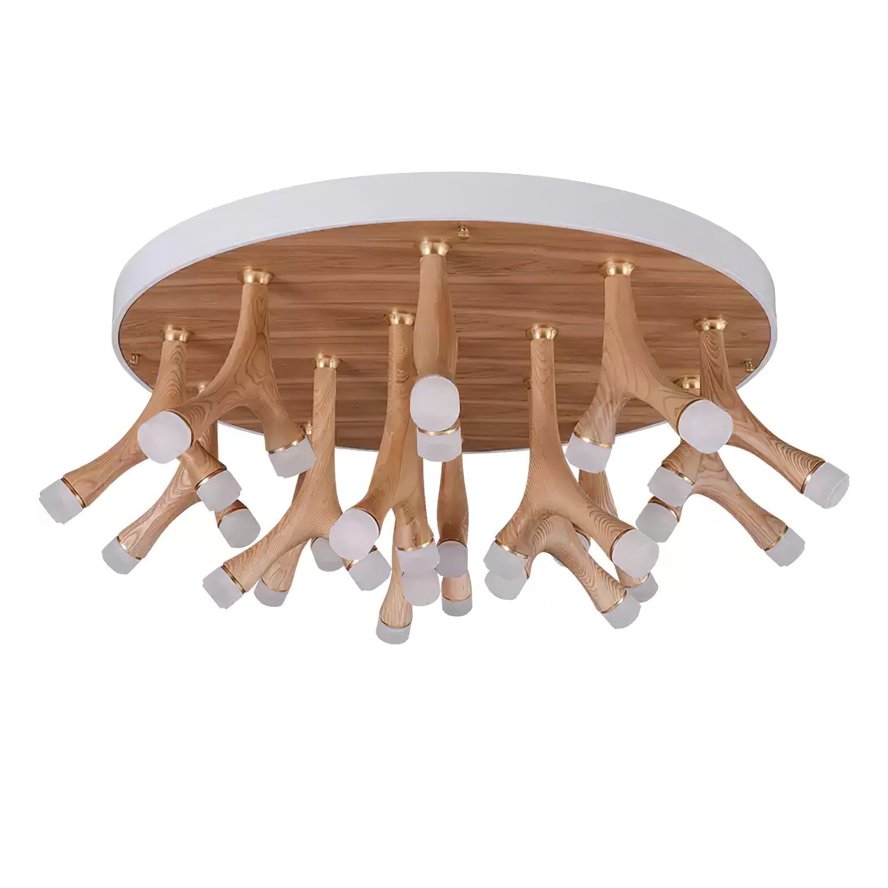 Vilorion Nature-Inspired Wood Ceiling Light - Lamp Outdoor