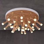 Vilorion Nature-Inspired Wood Ceiling Light - Lamp Outdoor