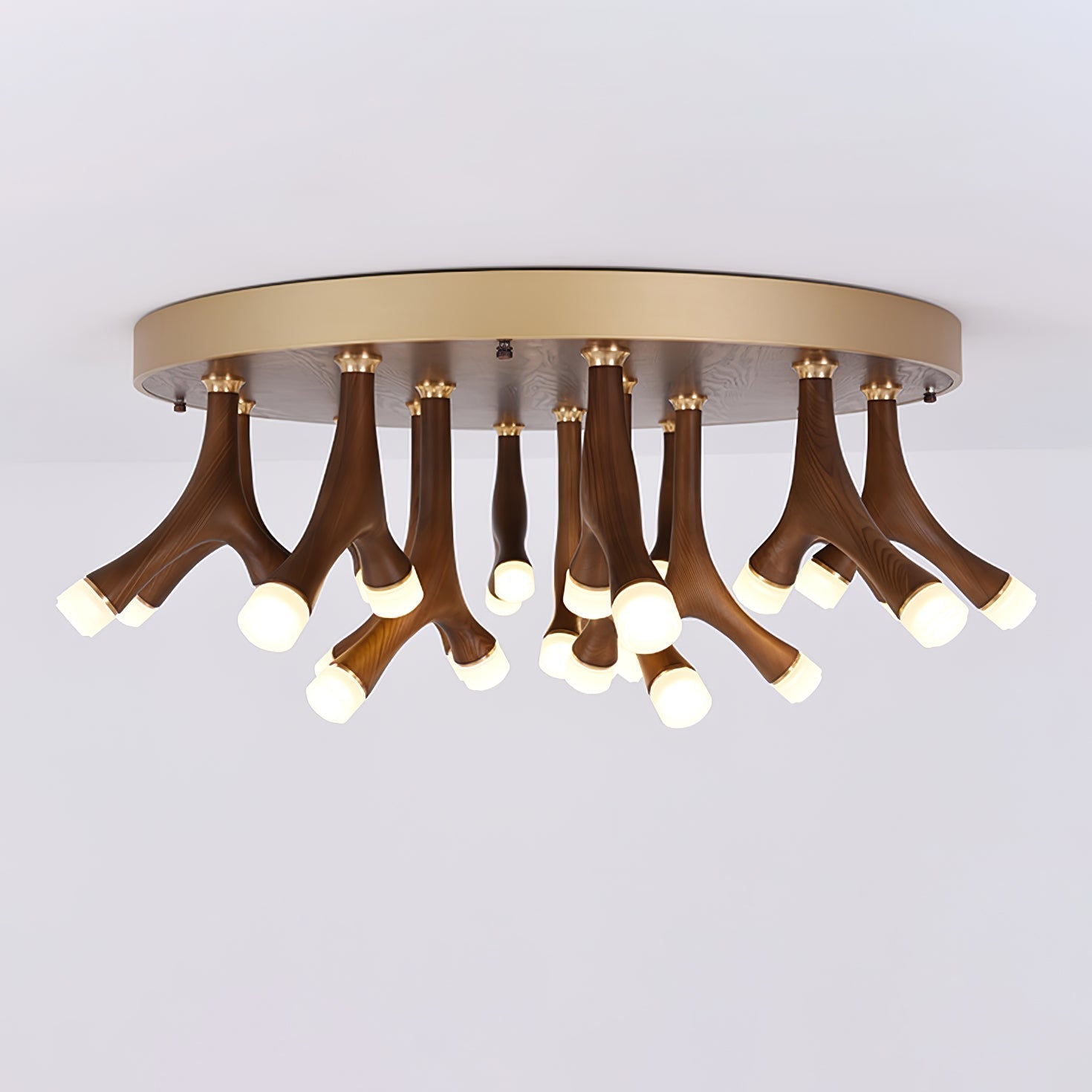Vilorion Nature-Inspired Wood Ceiling Light - Lamp Outdoor