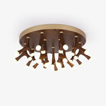 Vilorion Nature-Inspired Wood Ceiling Light - Lamp Outdoor