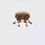 Vilorion Nature-Inspired Wood Ceiling Light - Lamp Outdoor