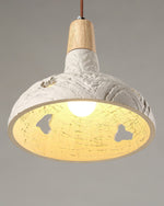 Cement Carve Pendant Lamp - Lamp Outdoor
