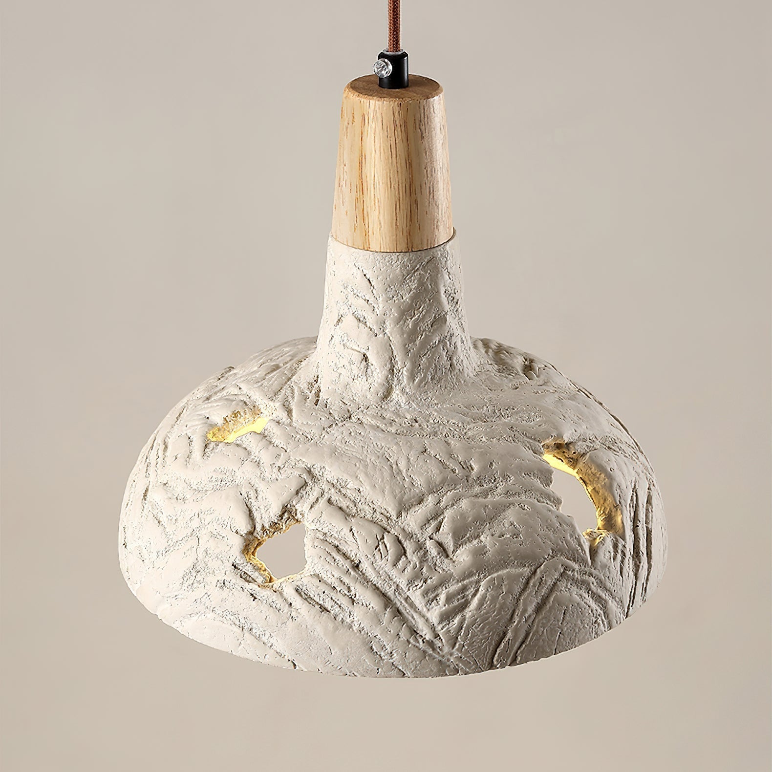 Cement Carve Pendant Lamp - Lamp Outdoor