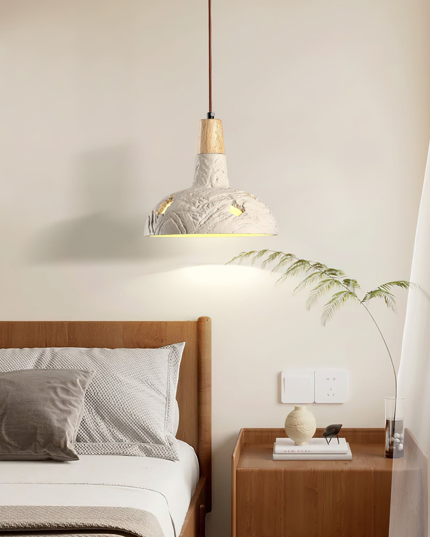 Cement Carve Pendant Lamp - Lamp Outdoor