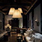 Textile Taper Pendant Lamp - Lamp Outdoor