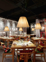 Textile Taper Pendant Lamp - Lamp Outdoor
