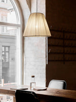 Textile Taper Pendant Lamp - Lamp Outdoor