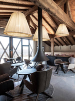 Textile Taper Pendant Lamp - Lamp Outdoor