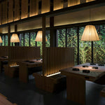Textile Taper Pendant Lamp - Lamp Outdoor