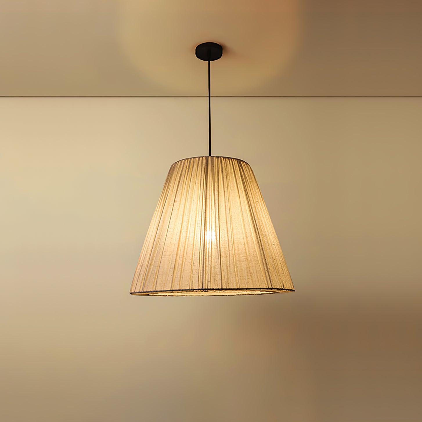 Textile Taper Pendant Lamp - Lamp Outdoor
