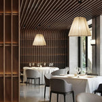 Textile Taper Pendant Lamp - Lamp Outdoor