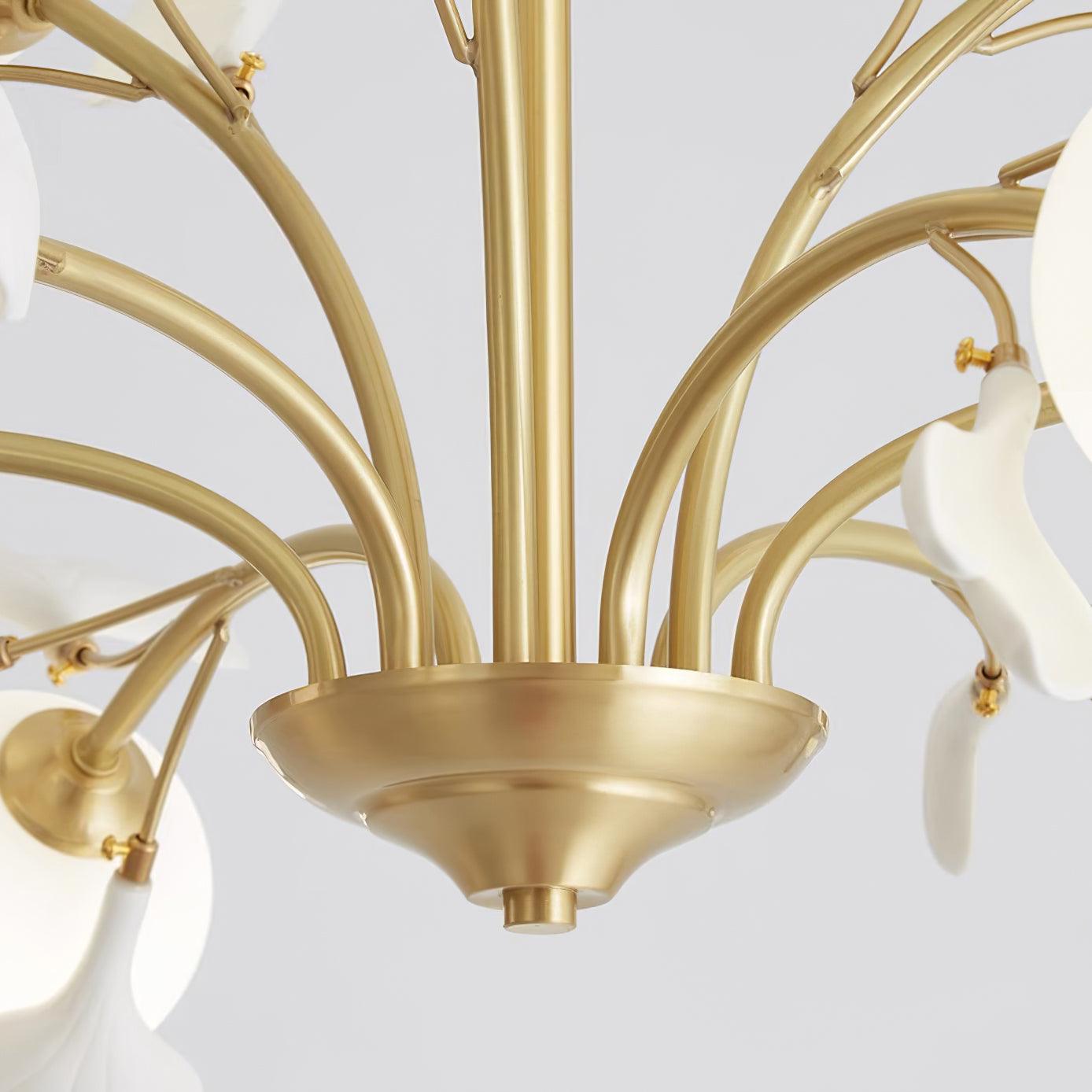 Thalassa Gingko Chandelier - Lamp Outdoor