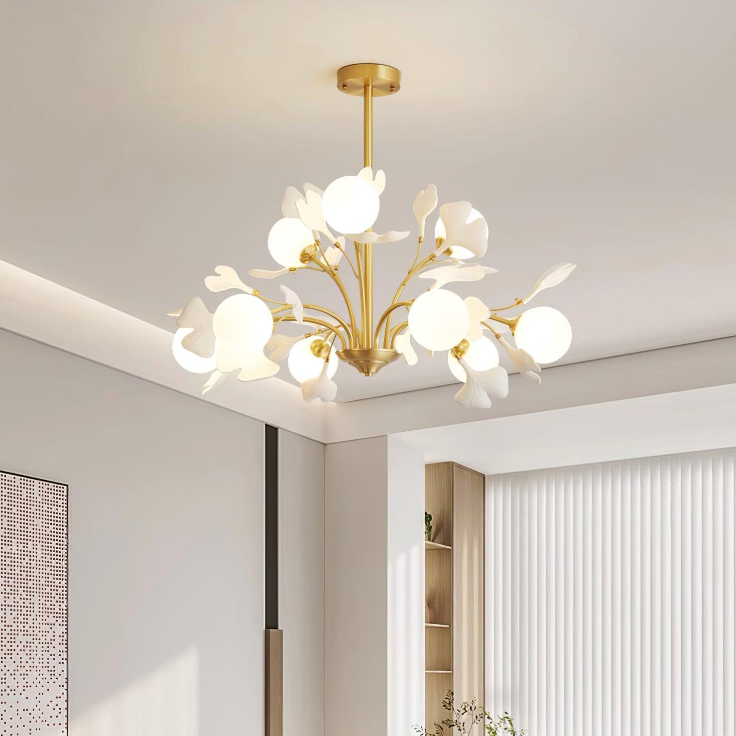 Thalassa Gingko Chandelier - Lamp Outdoor