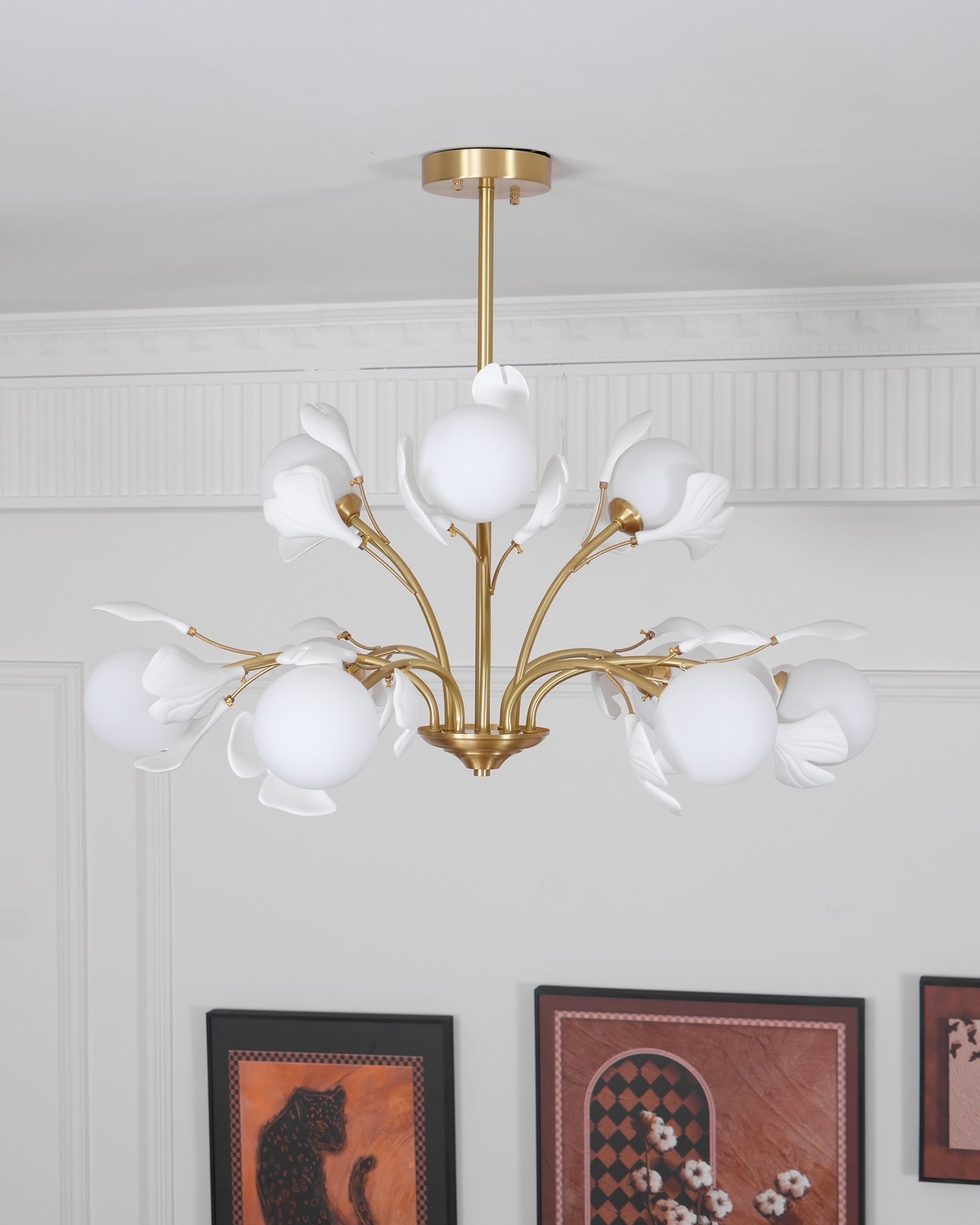 Thalassa Gingko Chandelier - Lamp Outdoor