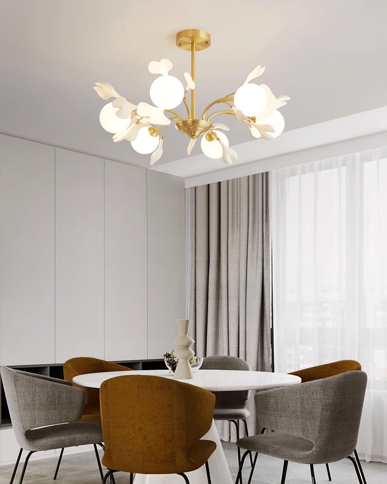 Thalassa Gingko Chandelier - Lamp Outdoor