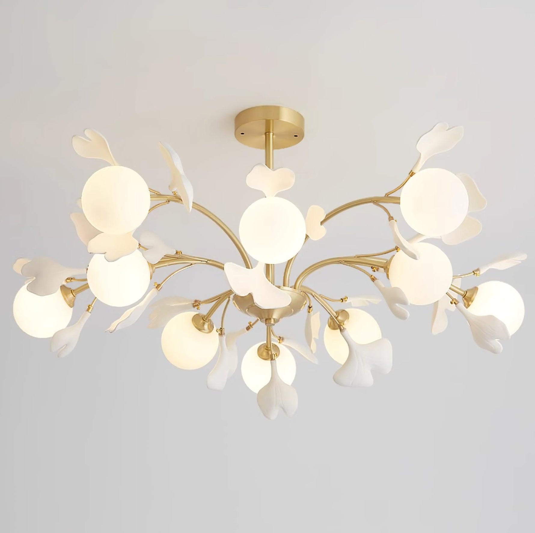 Thalassa Gingko Chandelier - Lamp Outdoor