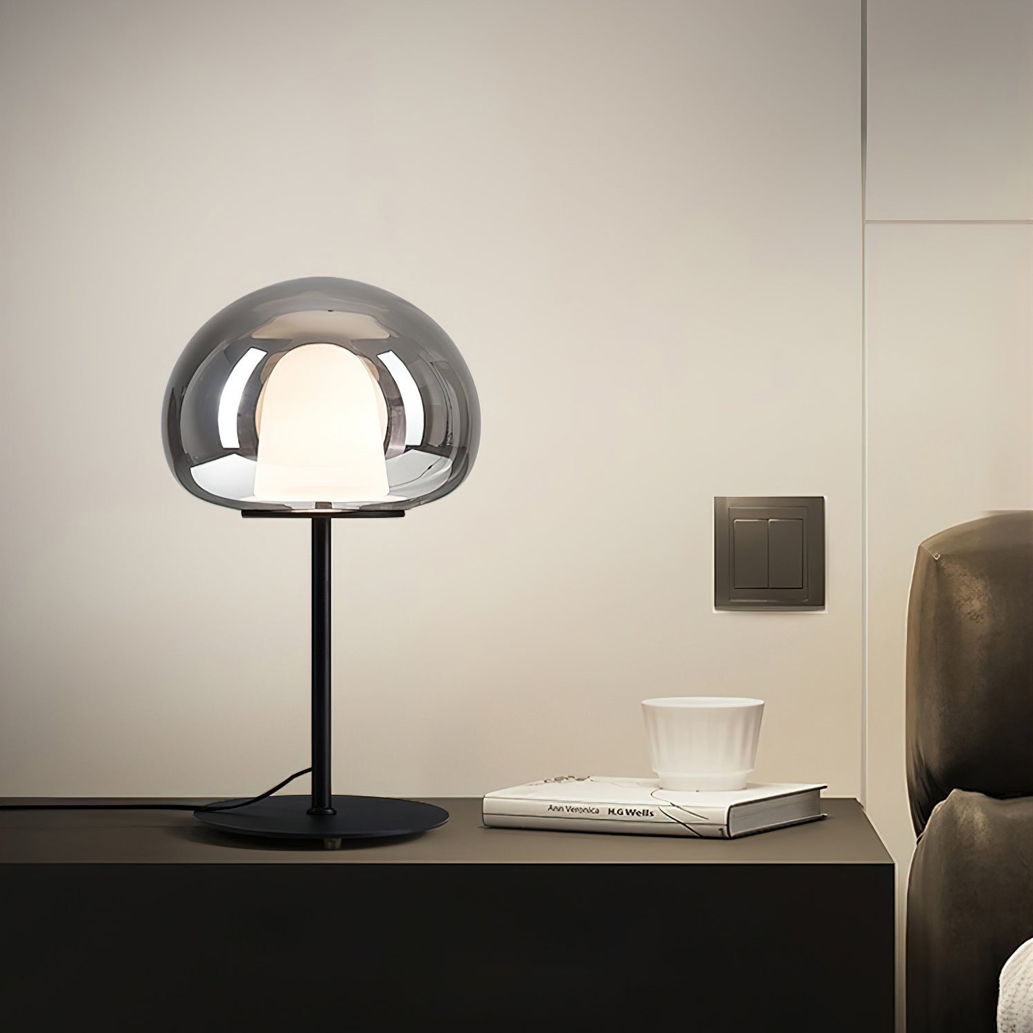 Thea Modern Glass Table Lamp