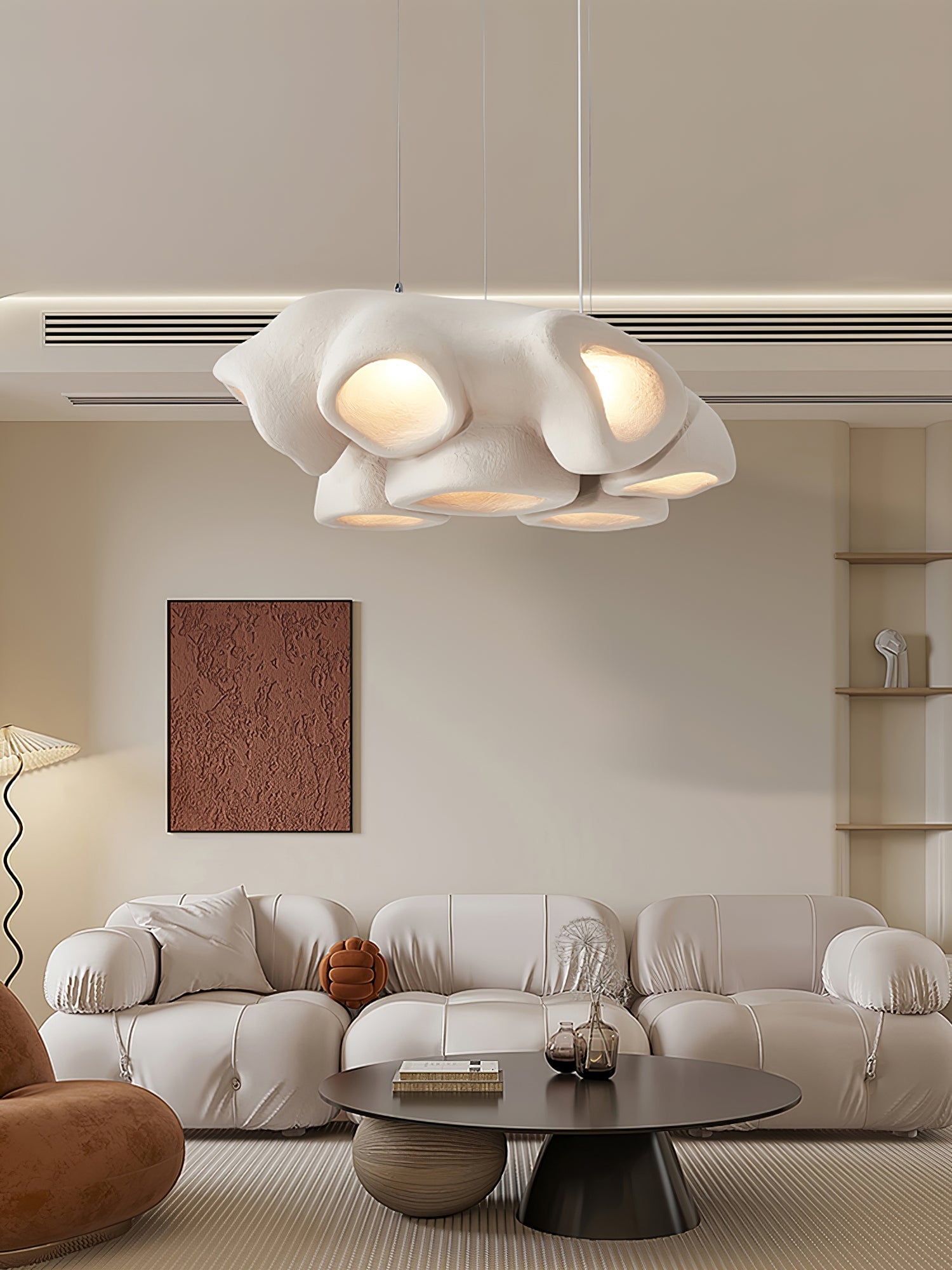 Cloud Modern Polystyrene Pendant Light - Lamp Outdoor