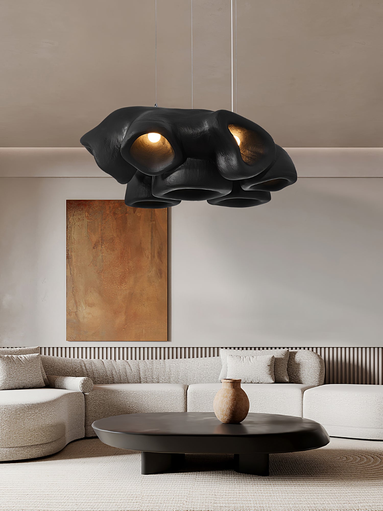 Cloud Modern Polystyrene Pendant Light - Lamp Outdoor