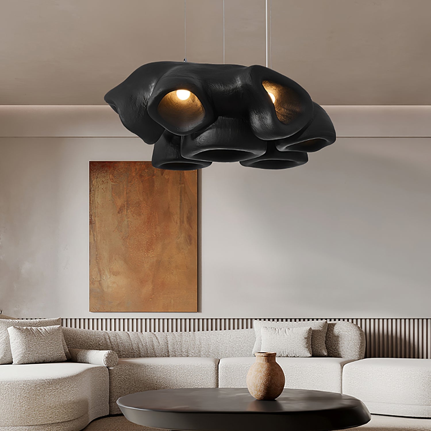 Cloud Modern Polystyrene Pendant Light - Lamp Outdoor