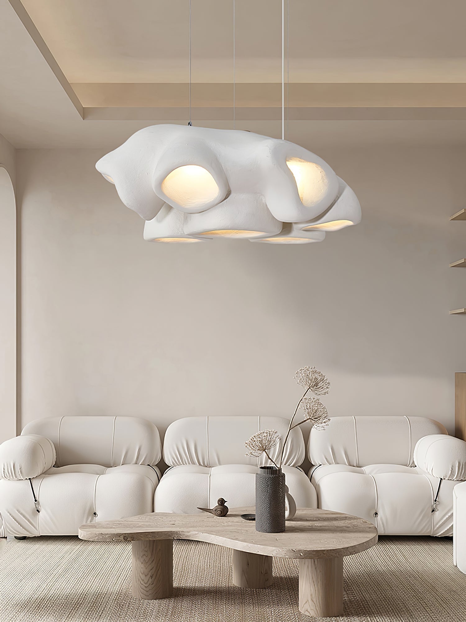 Cloud Modern Polystyrene Pendant Light - Lamp Outdoor