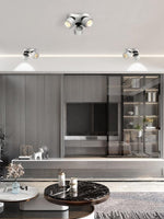 Arsorara Rotating Folding Three Head Metal Spotlight Ceiling lamp - Lamp Outdoor