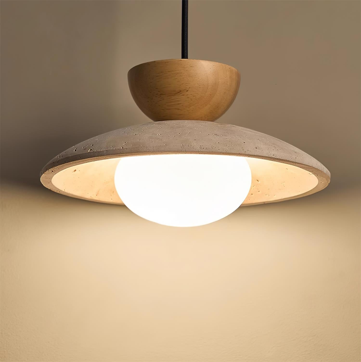 Cleo Travertine Pendant Lights - Lamp Outdoor