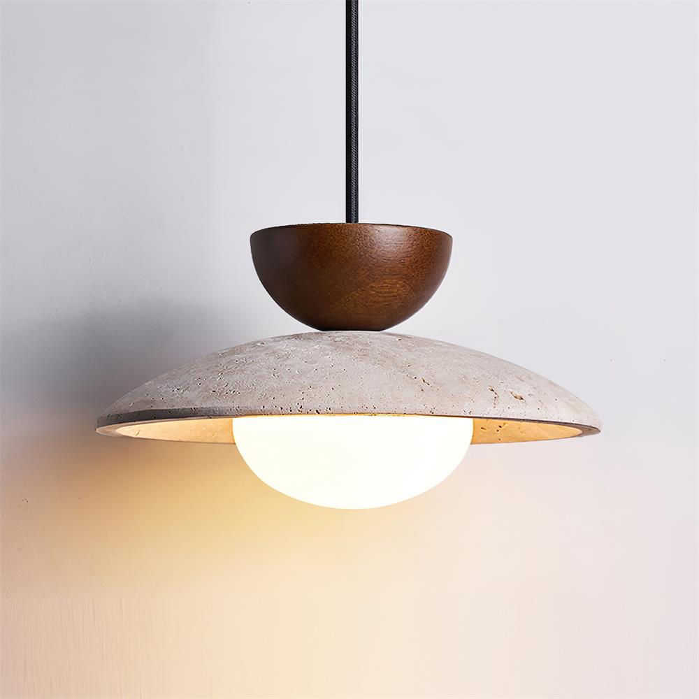 Cleo Travertine Pendant Lights - Lamp Outdoor