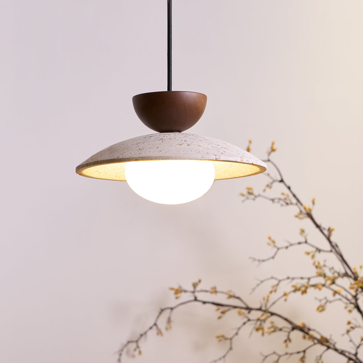 Cleo Travertine Pendant Lights - Lamp Outdoor