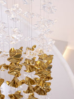Cezorisra Luxury Brass Linear Chandelier - Lamp Outdoor