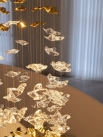 Vecarisra Luxury Tidal Art Glass Pendants Lamp - Lamp Outdoor