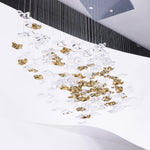 Nephele Crystal Leaf Chandelier - Lamp Outdoor